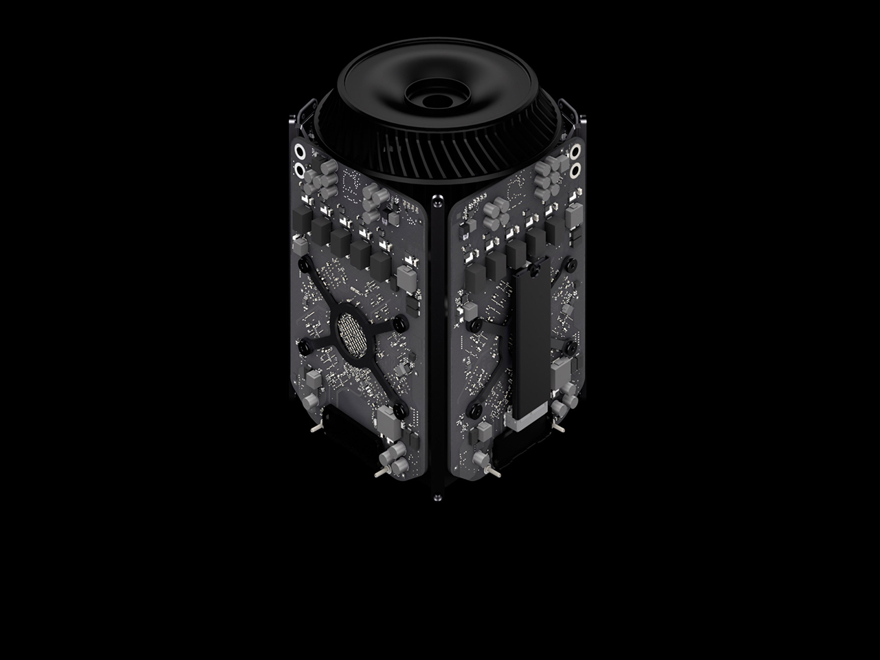 Mac Pro - Un singur ventilator inovator.